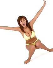 Yoko Matsugane is cute and showing off her hot body in her bikini